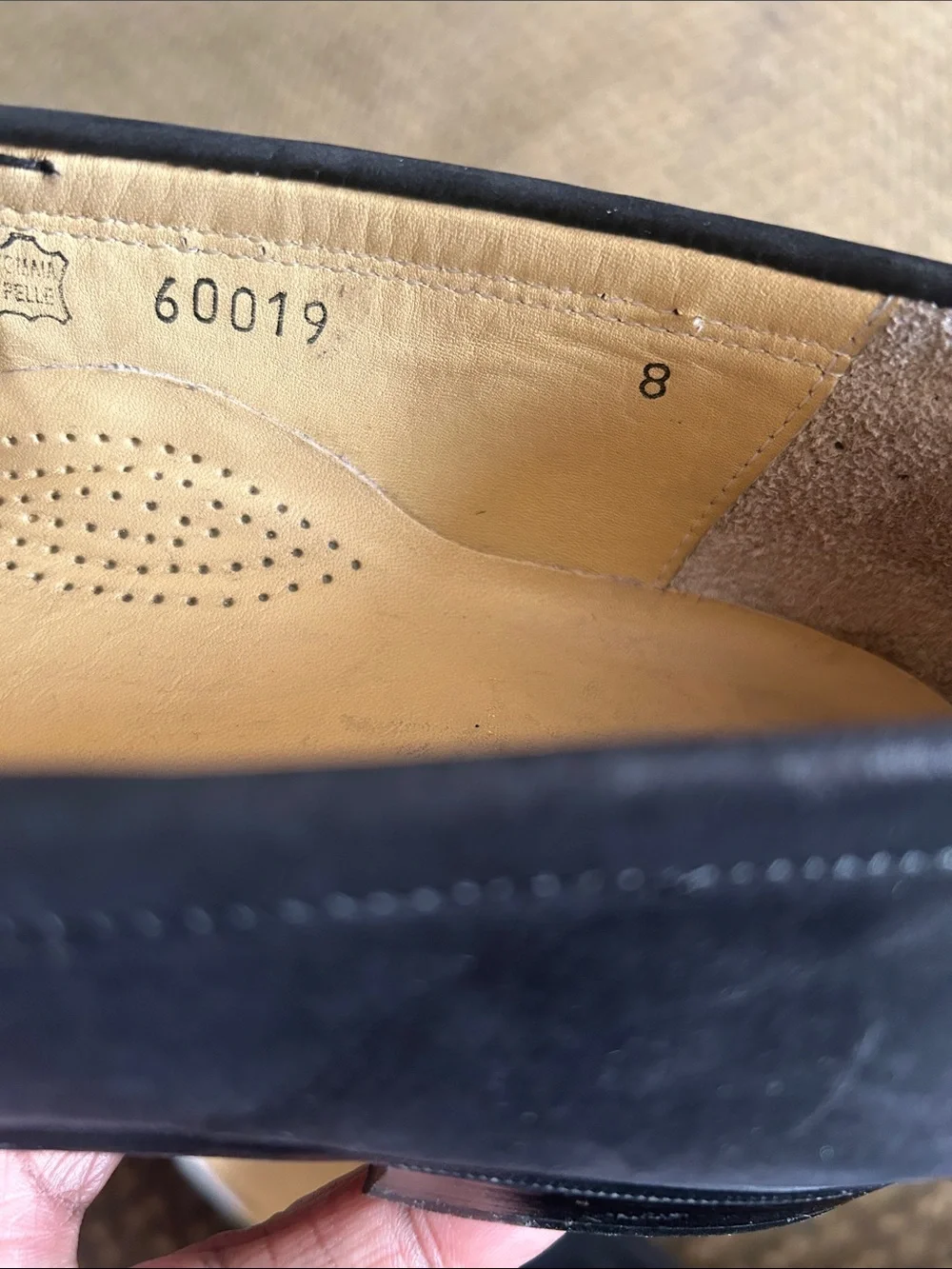 Luciano Razzuolo Classic Men's Black Suede Penny Loafers